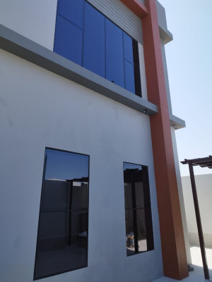 Curtain wall window double glazing in Muscat and Sohar Oman 28 - حائط الستارة ونافذة زجاج… – curtain wall window double glazing – Al Noor M…