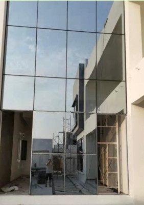 Curtain wall window double glazing in Muscat and Sohar Oman 29 - حائط الستارة ونافذة زجاج… – curtain wall window double glazing – Al Noor M…