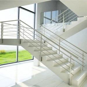 Glass staircase railing installation in Muscat and Sohar Oman 7 - تركيب درابزين درج زجاجي… – glass railing and balustrade installation – Al…