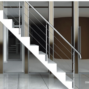 Glass staircase railing installation in Muscat and Sohar Oman 12 - تركيب درابزين درج زجاج… – glass railing and balustrade installation – Al…