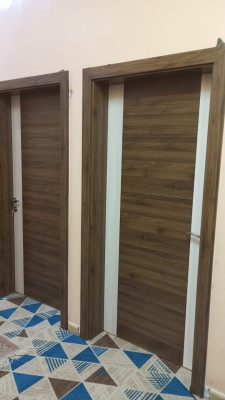 WPC fiber waterproof door installation in Muscat and Sohar Oman 16 - تركيب باب ألياف WPC… – WPC waterproof door installation – Al Noor Musc…